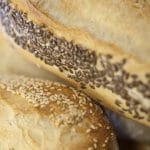 Baguete de espelta com chia e linhaça