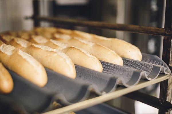 Baked receita do pão