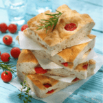 Focaccia com ervas provençais